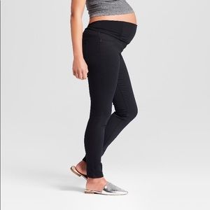 Isabel | Black Maternity Jeggings